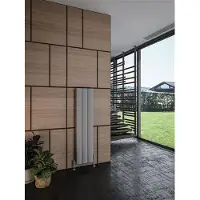Eastbrook Guardia radiator 30x120cm aluminium 960W grijs mat