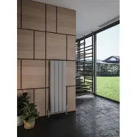 Eastbrook Guardia radiator 35x120cm aluminium 1280W grijs mat