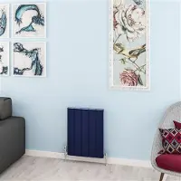 Eastbrook Withington radiator 45x60cm aluminium 502W blauw