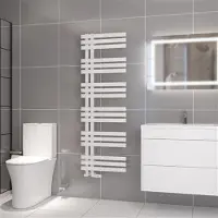 Eastbrook Hurley handdoekradiator 50x150cm 684W wit mat
