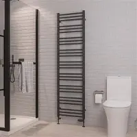 Eastbrook Corinium handdoekradiator 50x180cm 906W antraciet
