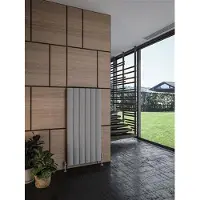 Eastbrook Guardia radiator 55x120cm aluminium 1920W grijs mat