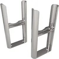 Eastbrook Rivassa voetsteuntjes voor 3 koloms radiator chroom