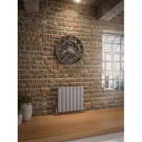 Eastbrook Guardia radiator 65x60cm aluminium 1120W grijs mat