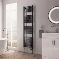 Eastbrook Biava multirail handdoekradiator 45x170cm 843W zwart mat