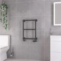 Eastbrook Stour handdoekradiator 50x70cm 221W antraciet
