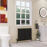 Eastbrook Deddington radiator 80x60cm 754W zwart mat