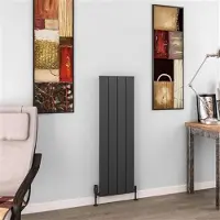 Eastbrook Charlton radiator 35x120cm aluminium 775W antraciet