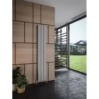 Eastbrook Guardia radiator 30x180cm aluminium 1368W grijs mat