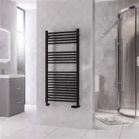 Eastbrook Rion handdoekradiator 60x120cm 740W zwart mat