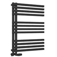 Eastbrook Reinbach handdoekradiator 60x80cm 556W zwart mat