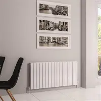 Eastbrook Addington type 20 radiator 125x60cm 1706W staal wit glans