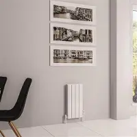 Eastbrook Addington type 20 radiator 30x60cm 401W staal wit glans