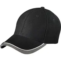 Myrtle beach Volwassenen Unisex Half-Pipe Sandwich Cap (Zwart/Wit/Lichtgrijs)