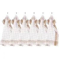 Tiseco Keukendoek Home Studio Pharao Arabesque Sand (Set van 3) - 50 x 70 cm