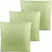 Anna's Collection buitenkussens - 3x - mintgroen - 60 x 60 cm - binnen/buiten