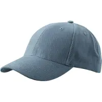Myrtle beach Volwassenen Unisex 6 Panel Low-Profile Cap (Donkergrijs)