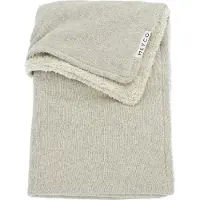 Meyco Deken Babybedje Knit Basic Teddy Sand Melange