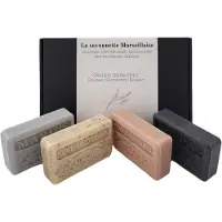 Savon De Marseille Zeep brievenbuscadeau: Marius, Tonkaboon, Tabaksbloem, Papa (vaderdag) - valentijn - cadeau voor hem -