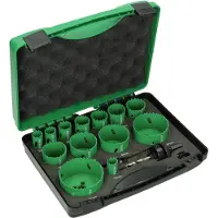 Hikoki Gatenzagenset Hout/Metaal 16-delig