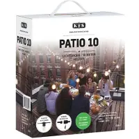 Ks Verlichting Buiten lichtsnoer Patio 10 meter