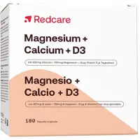 RedCare Magnesium + Calcium + D3 180 St Capsules