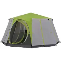 Coleman Cortes Octagon tent 8 Personen, grijs/geel 2022 5-8-Persoons Tenten