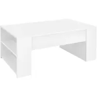 ML-Design Salontafel Eduard | spaanplaat wit 100x60x42 cm salontafels | NADUVI