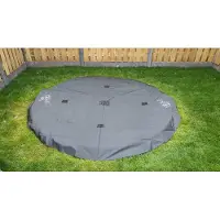 Magic Circle Pro Trampoline Afdekhoes Flat To The Ground 244 cm Black
