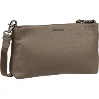 Mandarina Duck Leren Schoudertas Mellow Leather Shoulder Clay Bruine
