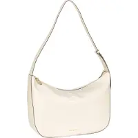 Mandarina Duck Leren Schoudertas Luna Hobo Macadamia Beige