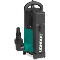 Vonroc Dompelpomp 750W – 14000 l/h – Geïntegreerde vlotter | Vuil- en schoonwater