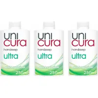 Unicura Ultra Handzeep Navulling - Anti Bacterieel 3 x 250 ml
