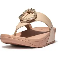 FitFlop Lulu Christal Teenslippers | Maat 42 Dames Beige