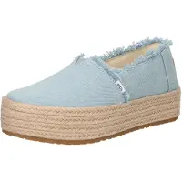 Toms Dames Espadrilles Valencia - Blauw - Maat 37