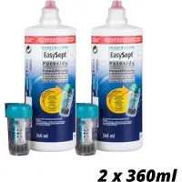 EasySept Duo-pack | 2x360ml + 2x lenshouder met disk