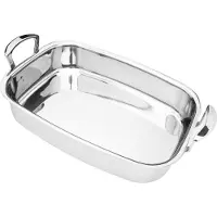 Cookai Braadslede/Ovenschaal, 5-ply, RVS, 35 x 24 x 6 cm -