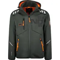 Geographical Norway Softshell Heren Jas Robin Grijs - L