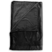 Zo! Home Plaid Cara Deep Black-140 x 200 cm