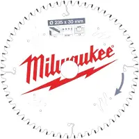Milwaukee CIRKELZAAGBLAD KUNSTOF/NON-FERRO 235 X 30 X 2,4 TF 60T -5ø