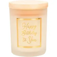 Paper Dreams Geurkaars Klein Goud/wit - Happy Birthday wit Paperdreams Kaars