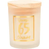 Paper Dreams Geurkaars Klein Goud/wit - 65 Jaar wit Paperdreams Kaars