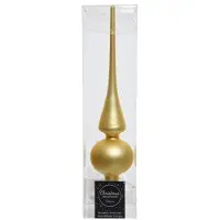 Décoris Piek glas mat 260 mm licht goud