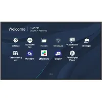 Viewsonic CDE4330 109,22cm 43inch 3840x2160 450 nits 1200:1 HDMI in x 2 USB-C x 1 HDMI out x 1 w/ RS (3840 x 2160 Pixels, 43"), Digitale bewegwijzering, Zwart