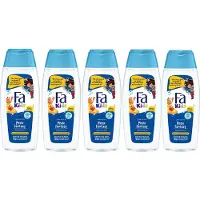 Fa Kids - Piraat piraten - Douchegel / Shampoo 2-in-1 - Voordeelpak 5 x 250 ml