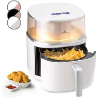 Klarstein Air Bloom heteluchtfriteuse met stoomfunctie 1500W 7,5 liter 16 programma's