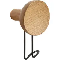 Woud Around Wall Hanger Wandhanger Large | Oak|Black