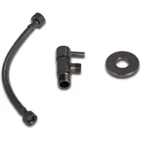 Boss & Wessing Hoekstopkraan BWS Brondby met Flexslang Gunmetal