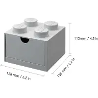 LEGO Bureaulade Iconic 4 Grijs