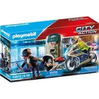 Playmobil 70572 Police Motorcycle Pursuit Of Thief Veelkleurig Kinderen